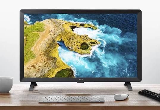 A flat-screen computer monitor