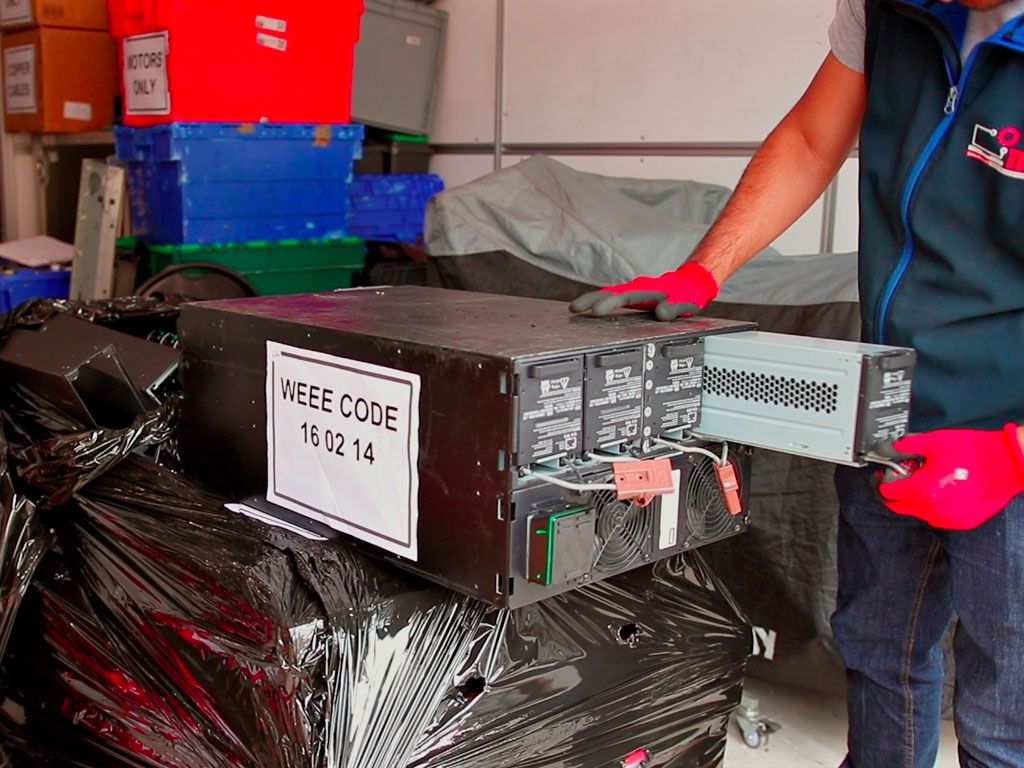 WEEE intake and depollution of IT equipment collected across Sussex